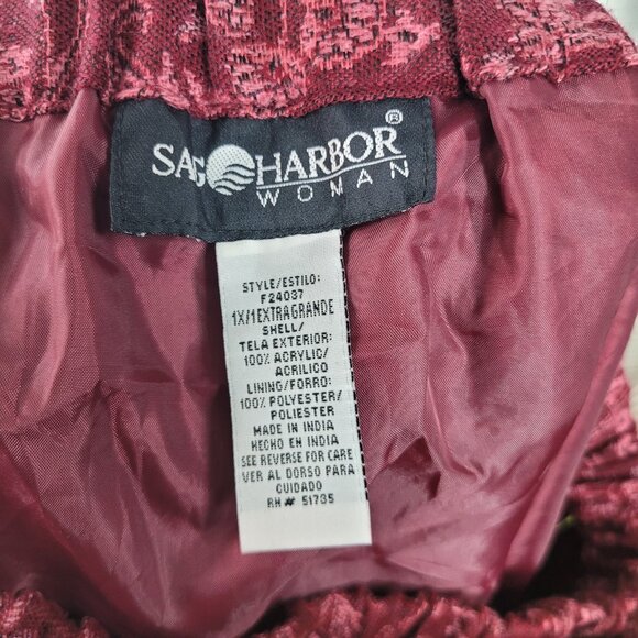 Vintage Wrap Skirt Plus 1X Floral midi Long romantic Alt Whimsigoth Stretch - Picture 8 of 8